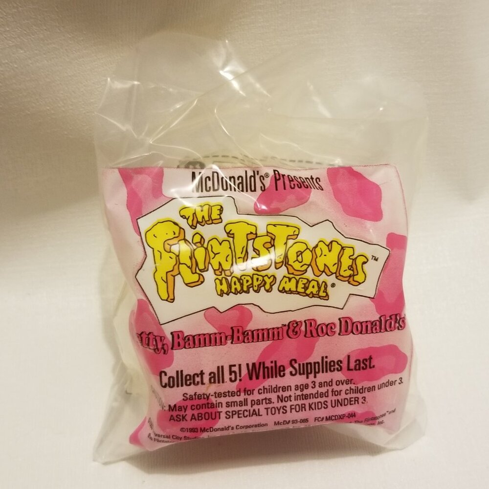 NWOT NIB 1993 Flintstones McDonald's toy